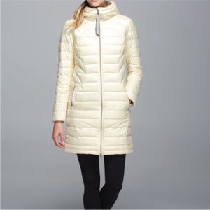 Lululemon 1 X A Lady in Ghost Puffer Coat, Size 4